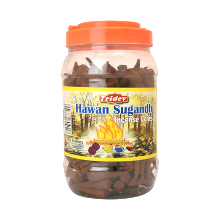 Tridev  Hawan  Sandal Incense Cones